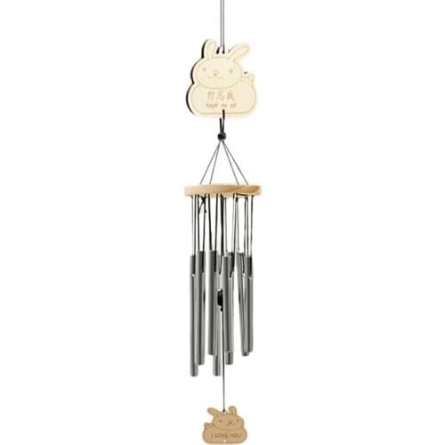 Artistic birthday gift portable silver wind chime ornaments are rich in layers and diversified in dimensional patterns elegance
