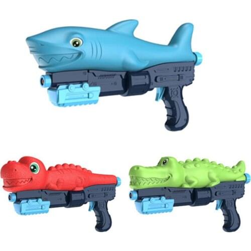 Water Shooting Toy Soaker Shark Dinosaur Shape Water Spraying Toy Summer Beach Toys Children Outdoor Fun Interactive Toy Gift