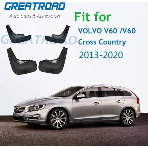 Set Car Mud Flaps For VOLVO V60 /V60 Cross Country 2013-2017 2014 2015 2016 Mudflaps Splash Guards Mud Flap Mudguards Fender