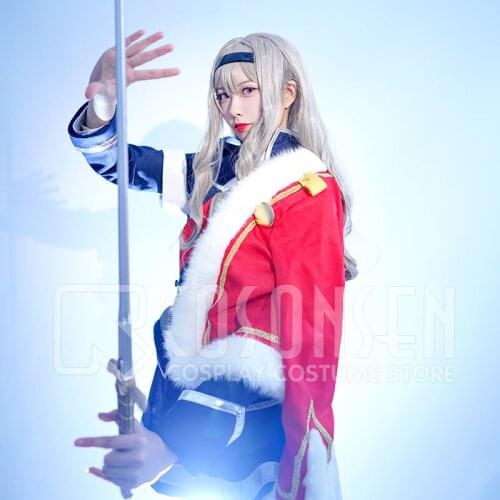 Shoujo Kageki Revue Starlight Claudine Saijo Uniform Cosplay Costume new Full Set All Sizes COSPLAYONSEN adult costume