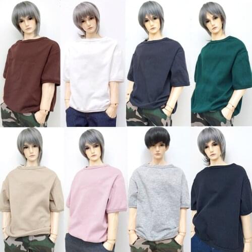 30CM/45CM Blyth Doll Clothes 1/3 1/4 1/6 doll accessories BJD SD DIY fashion doll short sleeve Male T-Shirt Childrens toy girls
