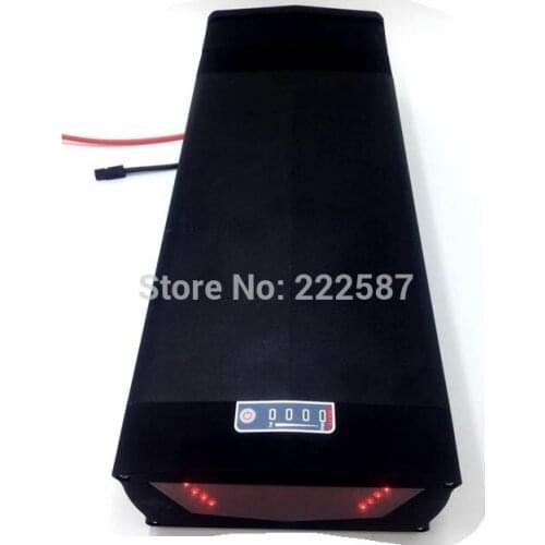 SWORDS FOX Hot 48V 25AH Electric Bike Battery Rear Rack Battery Lithium Battery Aluminum