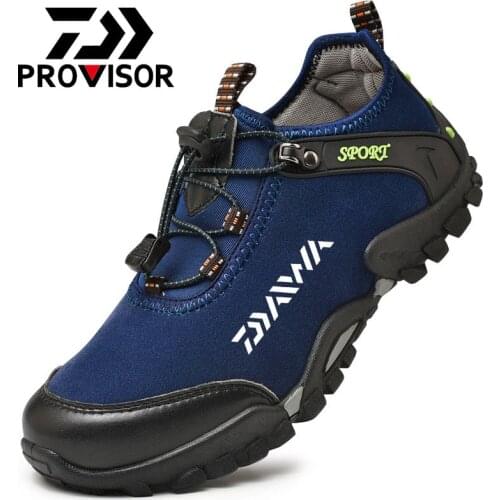 2021 New Daiwa Fishing Outdoors Sneakers Waterproof Mens Shoes Men Combat Desert Casual Shoes Zapatos Hombre Big Size 39-46