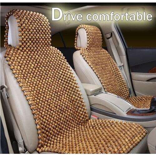 Natural wood beads cushion Olive wood beads car seat cover bamboo mat cushion summer seat cushion