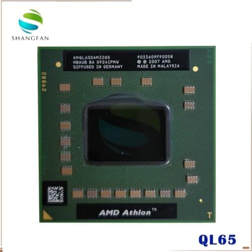 AMD Athlon 64 X2 QL-65 QL 65 QL65 2.1 GHz Dual-Core Dual-Thread CPU Processor AMQL65DAM22GG Socket S1