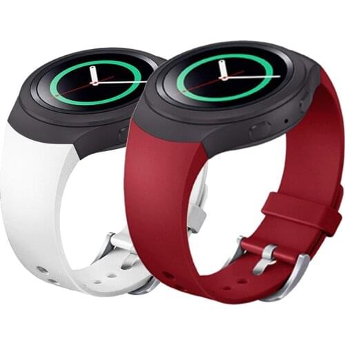 Sport Strap For Samsung Galaxy Gear S2 band R720 R730 Smart Watch Band Silicone wrist bracelet correa watchband belt Accessories