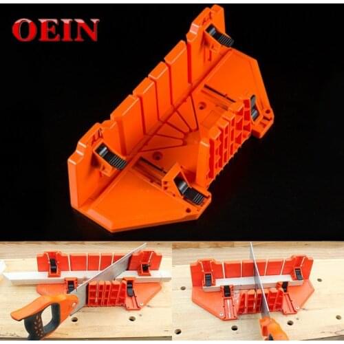 Wood Cutting Clamping Miter Box with Back Saw 90 degree 45 degree multi-angle Jig Kit Woodworking DIY tools