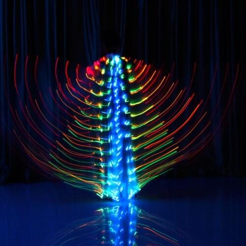 Belly Dance LED Isis Glow Light Up Egyptian Performance Costu
