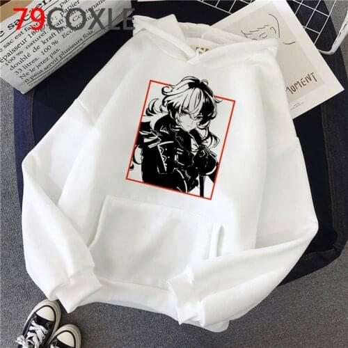 Genshin Impact hoodies women printed Korea grunge women pullover graphic