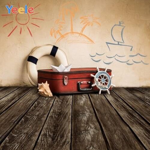 Yeele Wood Board Backdrop Navigation Travel Baby Shower Kids Birthday Party Custom Vinyl Photography Background For Photo Studio