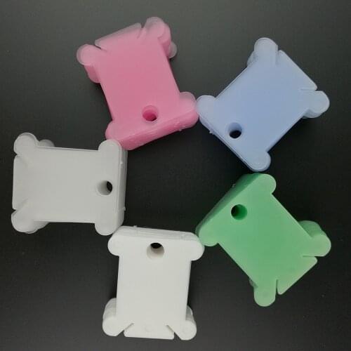 High Quality 20Pcs/Bag Colorful Winding Plate Sewing Tool Storage Coiling Spool Embroidery Plastic