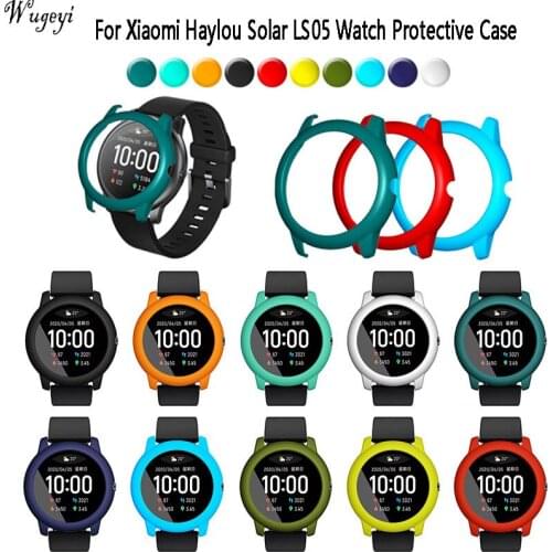 For Xiaomi Haylou Solar LS05 Protective Case PC Hard Case Colorful Shell Drop Resistant Watch Case