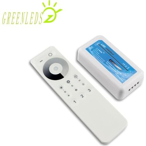 LED Single Color Wireless Controller 2.4G 3 Zone 12A Touch Remote LED Controller JM-DST-01 with High Quality 3 Years Warranties