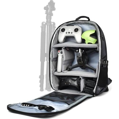 DJI FPV Backpack Waterproof Shockproof Goggles V2 Remote Controller 2 Motion Controller FPV Racing Drone Battery and Accessories