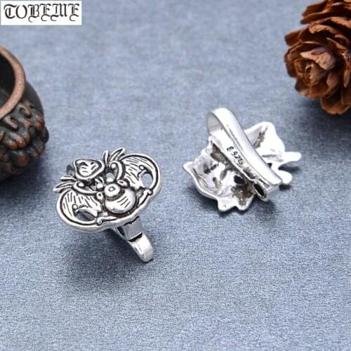 Handmade 100% 925 Silver Hooks DIY Bracelet Hook Sterling Silver Flower Hook Jewelry Findings Clasp