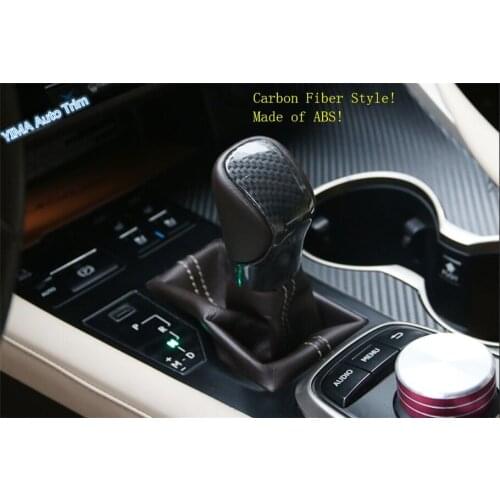 Lapetus Auto Styling Transmission Shift Gear Gear Shift Knob Stickers Cover Trim Fit For LEXUS NX NX200T NX300T 2018 2019 ABS