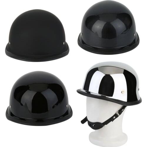 Fashionable Helmet Motorcycle Helmets Half German Style Vintage Motorcycle Helmet Durable Half Face Dot German Helmet M/L/XL