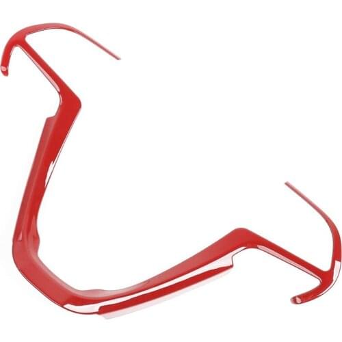 Car Steering Wheel Trim Cover Decor Stickers for Jeep Grand Cherokee 2011-2020 & Jeep Cherokee 2014-2020 Accessories,Red