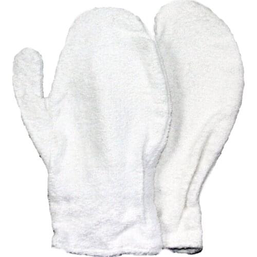 DEPILEVE Towel Glove Fingered 1 pair For Retain Heat for A Long Time - 4 Pieces 'Original Product