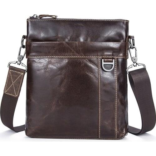 Man Briefcase Bag Cowhide Messenger Bags Genuine Leather Male Commercial Cross Body Bag Casual Men shoulder bag