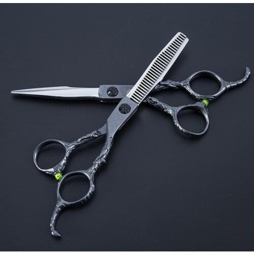 Professional Razor Sharp Professional Hairdressing Scissors 6 inch Cutting Thinning Hair Styling Tool Japan scissors set