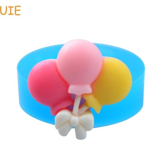 PYL219U 23mm Balloons Silicone Mold - for Cake Decoration, Baby Shower, Fondant, Resin, Clay, Jewelry, Cookie Biscuit, Wax