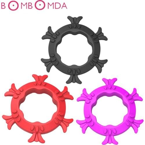 Sex Toys Male Cock Ring Delay Ejaculation Elasticity Penis Ring Silicone Dildo Ring Extender Masturbation For Men Adults Product