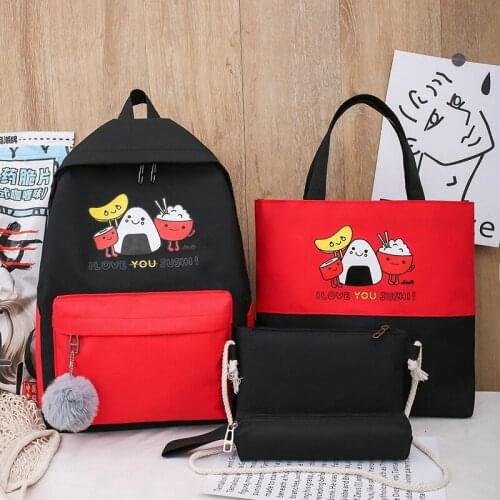 Schoolbag girls junior high school cute high school students Harajuku ulzzang popular simple fashion shoulders