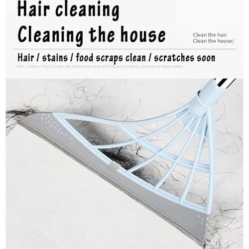 Magic Wiper Broom Wipe Squeeze Silicone Mop for Wash Floor Clean Tools Windows Scraper Pet Hair Non-Stick Sweeping and Kitchen