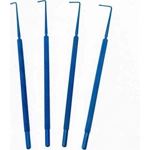 Titanium Muscle Hook Ophthalmic hook eye surgical hook 6mm/ 8mm /10mm/12mm