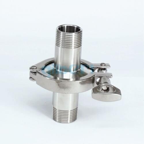 1-1/4" BSPT Male x 1.5" Tri Clamp Set SUS304 Stainless Steel Assembly Sanitary Fitting Tri-Clover Home Brew