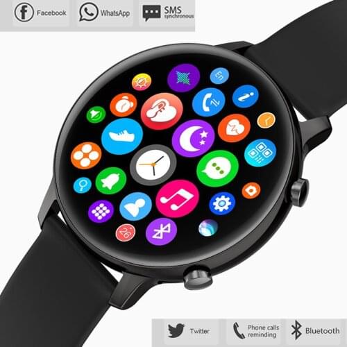 Smart watches women phone clock for Android iOS iPhone, sports fitness tracker Smartwatch with heart rate measurement
