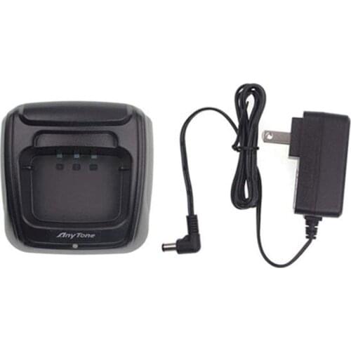 Battery Charger for Anytone AT-D878UV AT-D878 Plus AT-D868 Battery Desktop Charger and Power Adapter