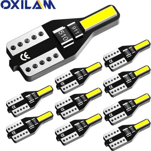10Pcs W5W T10 LED Lamp Auto Car Interior Light for Volvo XC60 XC90 S60 V70 S80 S40 V40 V50 XC70 V60 C30 850 C70 XC 60 12V White