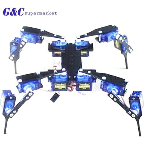 4 Feet Robot Spider FOR Arduino DIY Robot KIT 12DOF NO SERVOS for arduino nano diy kit