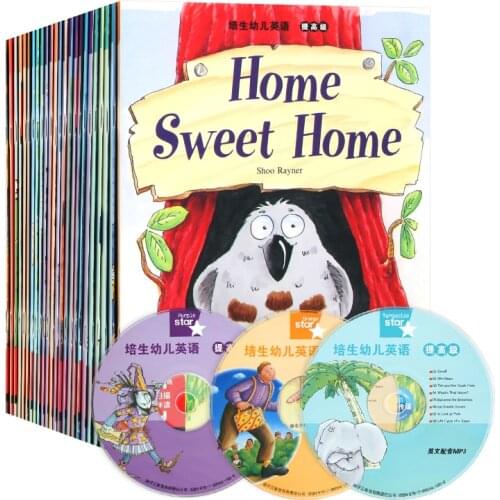 Random 6 Books 3-6 Years Old Kids Early Education Learning English Picture Book For Children And Baby Primary English Training