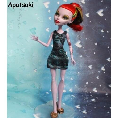 Doll Accessories Clothes For Monster High Dolls Dress Party Summer Short Dresses Vestidos One Piece Dresses For Monster Doll