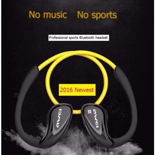 A880BL HiFi Sound Neckband Wireless Sports Earphone Bluetooth In-Ear ABS Multi-point Connection CVC Noise Reduction Earpiece