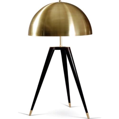 Bronze table lamps for bedroom italian designer lamps replica lamp tripot desk light fashion lighting arc lamp