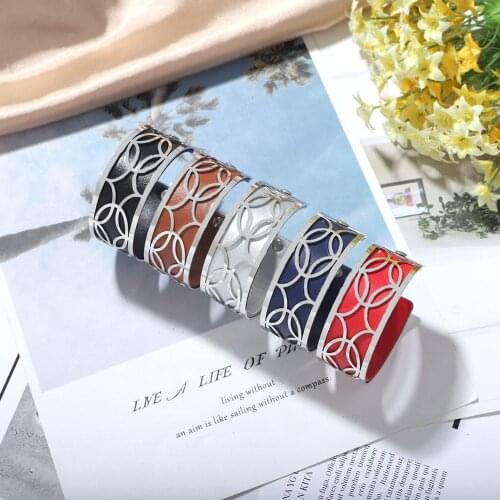 Dvacaman Leather Bracelets