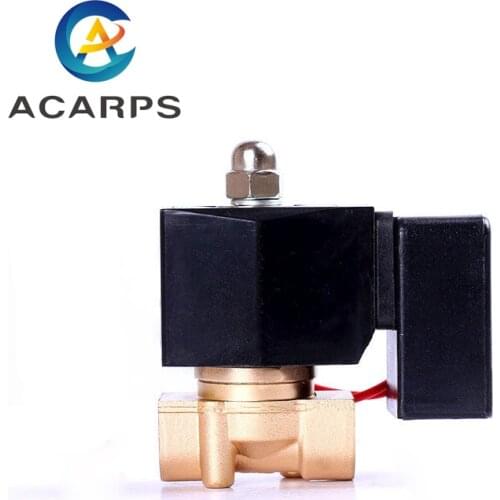 3/8" Energy Saving Normally Closed Brass Solenoid Valve On-Off Valve Water Valve 380V 240V 220V 110V 24V 12V