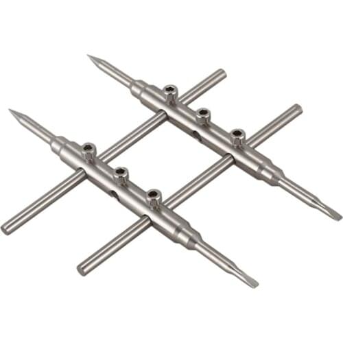 Professional Curved Tips DSLR Camera Lens Spanner Wrench Repairing Opening Tool Stainless Steel for Most DSLR Cameras