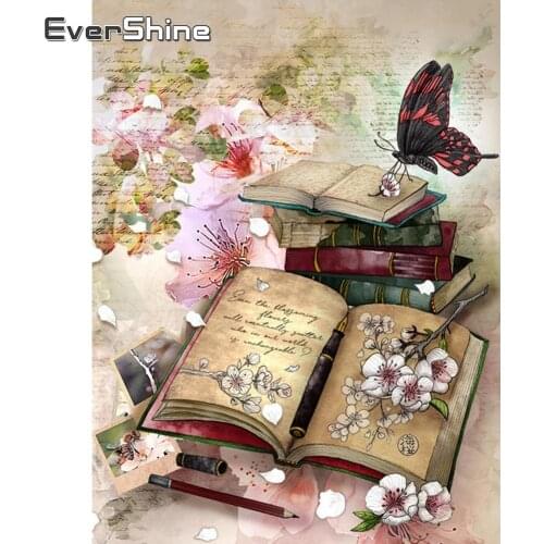 EverShine Diamond Mosaic Book New Arrivals Diamond Painting Landscape Butterfly Cross Stitch Rhinestones Art Kits Home Decor