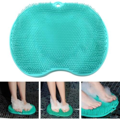 Portable Foot Massage Cushion Peeling Scrubbing Brush Home Bathroom Non-slip Massage Washing Exfoliating Foot Cleaning Pad