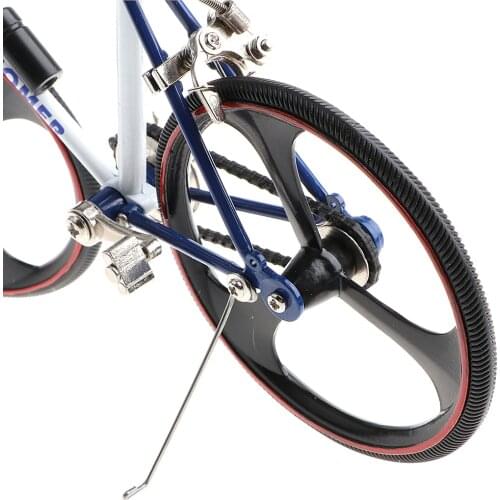 Casting Model Toys 1:10 Classic Finger Bikes Bicycle Model for Home Table Desk Decoration