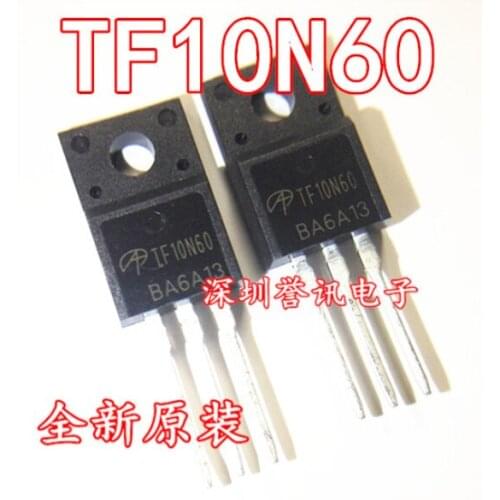 Xinyuan 5PCS/LOT TF10N60 TO-220F AOTF10N60 TO-220 10N60 10A600V