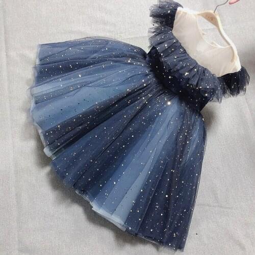 New Girls Dress Black Kids Dresses For Girls Party Dress Bridesmaid Dresses Sleeveless Ball Gown Clothes Photography Props