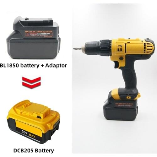 New Makita 18V Lithium-Ion Battery Adapter Conversion Adapter for Dewalt 18V/20V