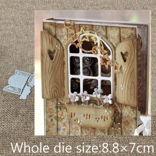 New Design Craft Metal die cuts Cutting Die Flower switch window scrapbooking Album Paper Card Craft Embossing die cuts