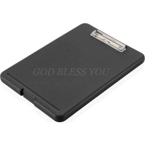 A4 Plastic Storage Clipboard File Box Case Document File Folder Clipboard Office Drop Shipping